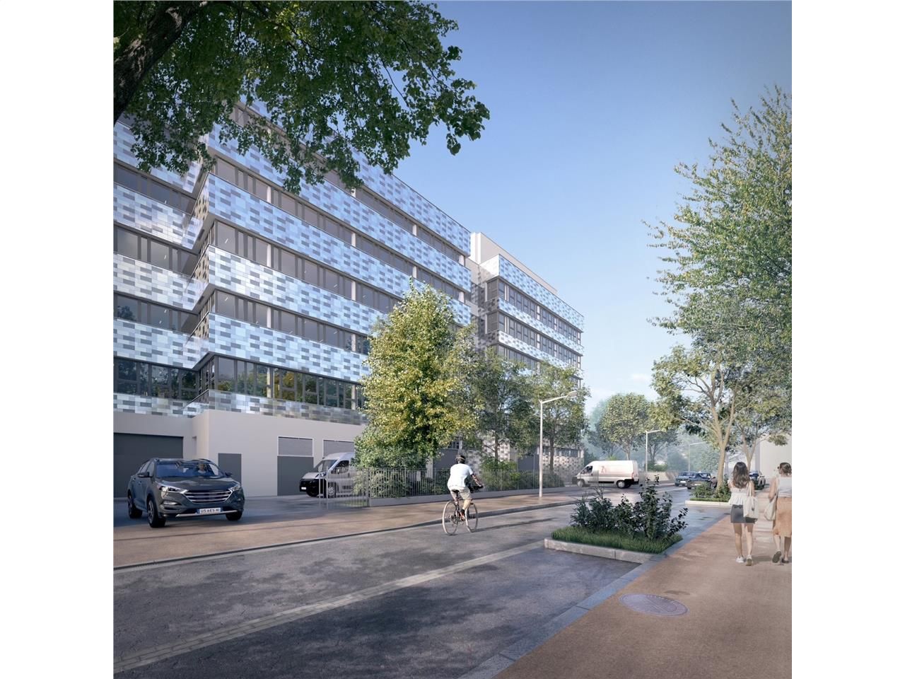 Au coeur de Gerland, immeuble neuf de bureaux et 