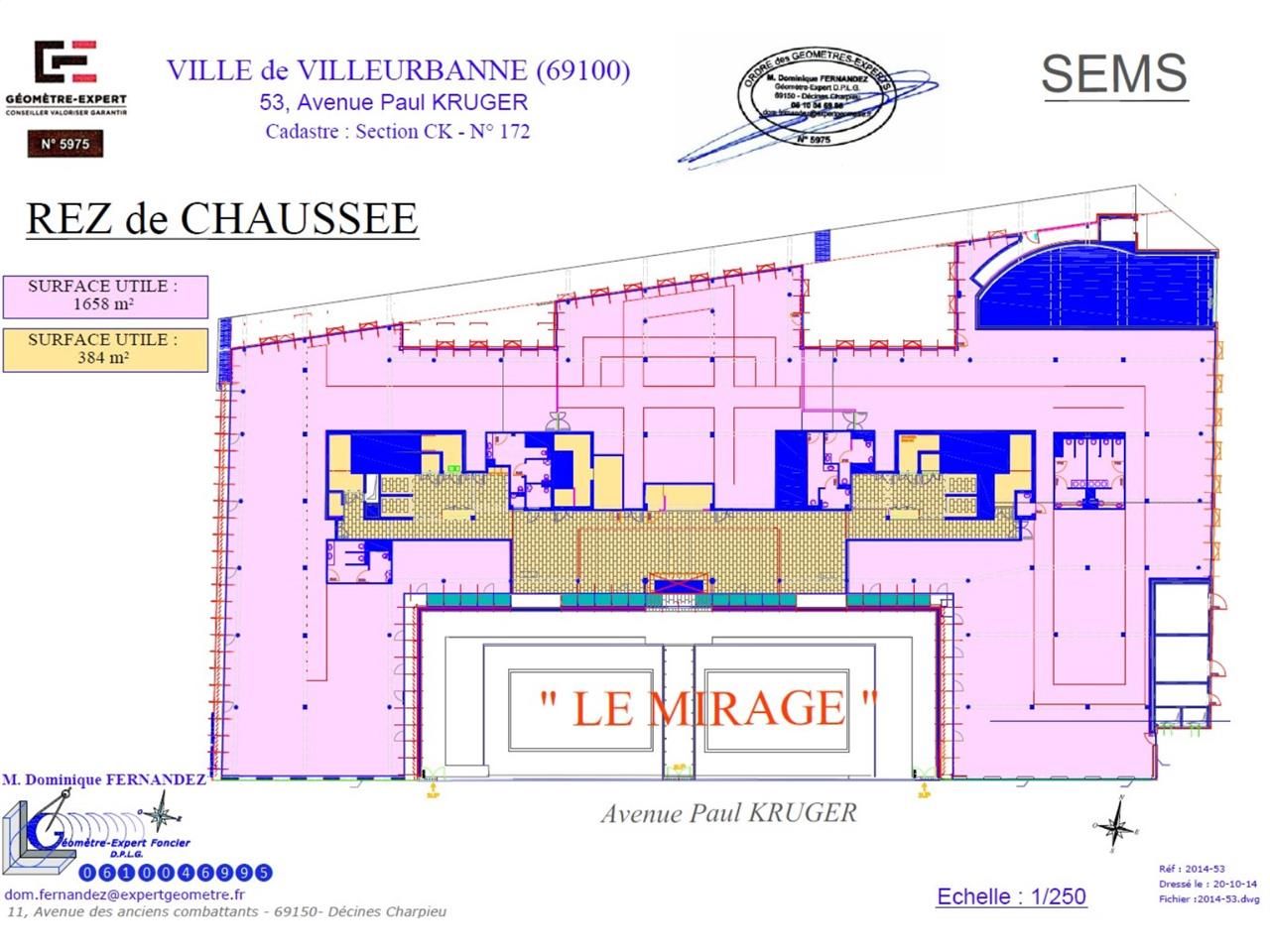 Location bureaux 10479 m² divisibles à partir de 309 m²