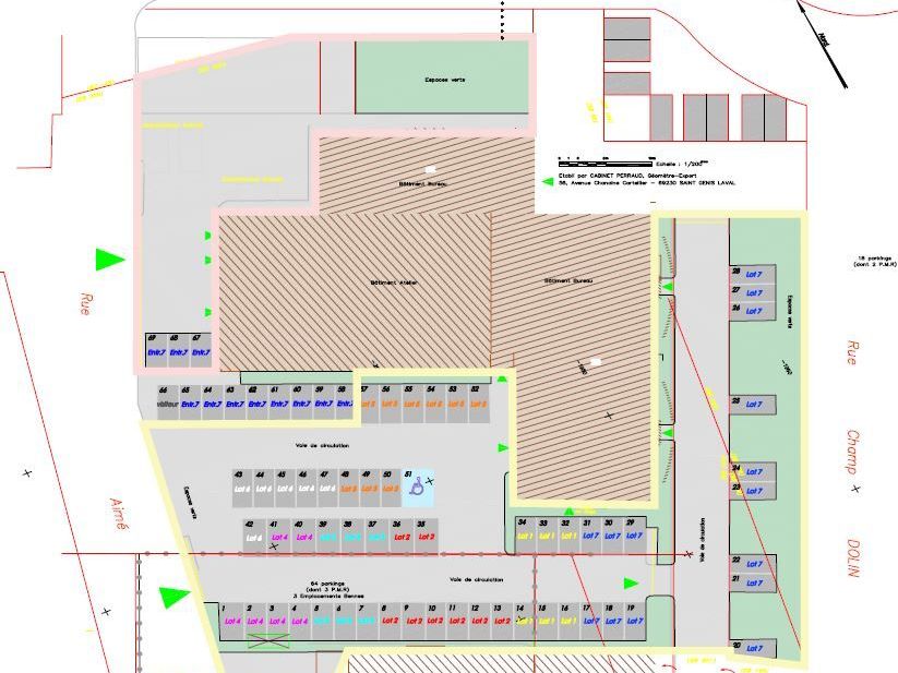 Location bureaux 326 m² divisibles à partir de 155 m²