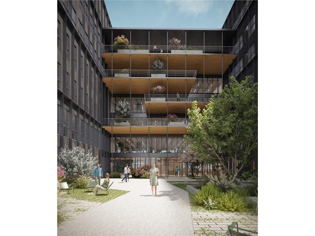 Dans le quartier de Gerland qui sera fraichement 