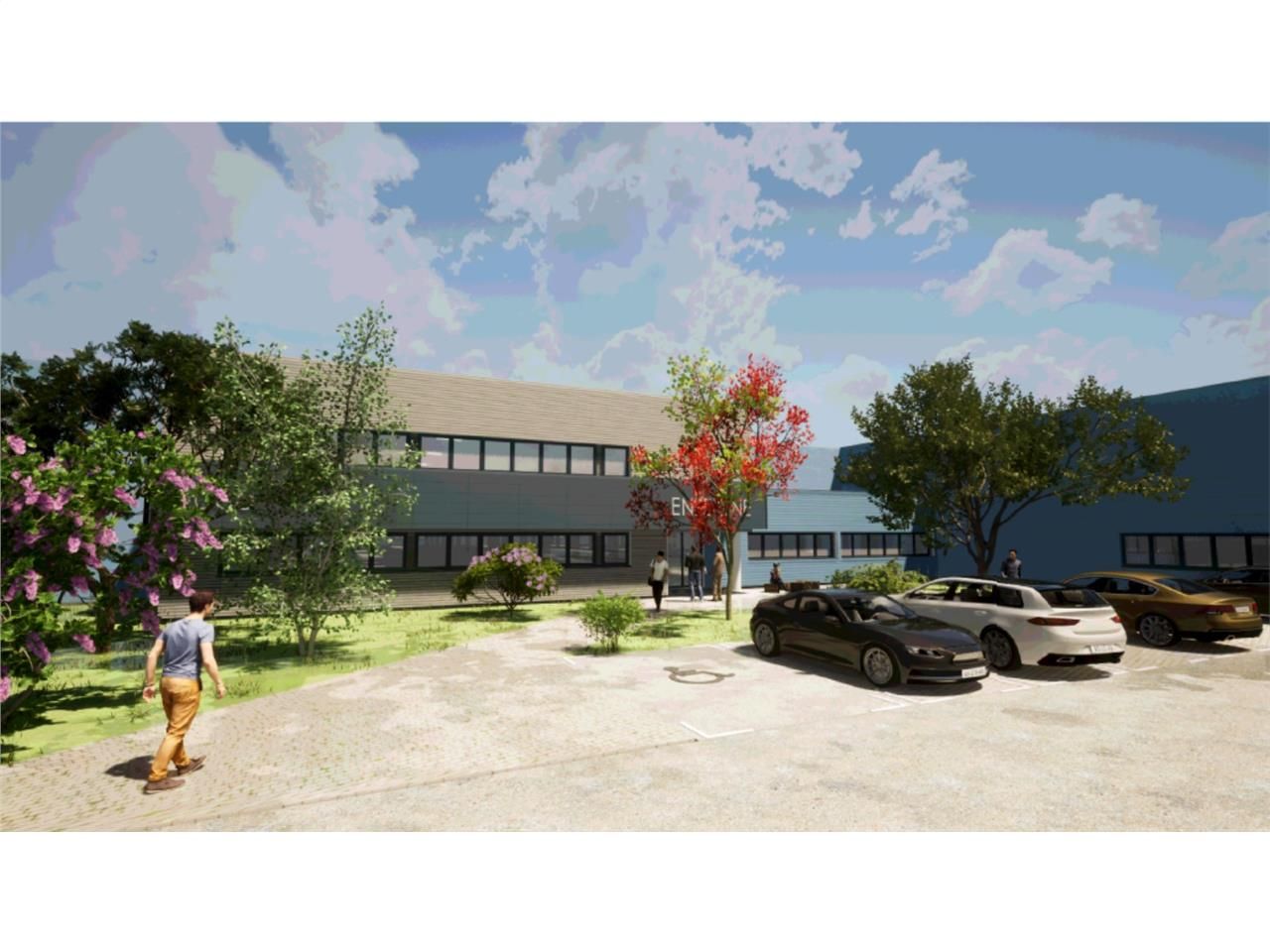 Idéalement situé dans la zone du Parc Industriel 