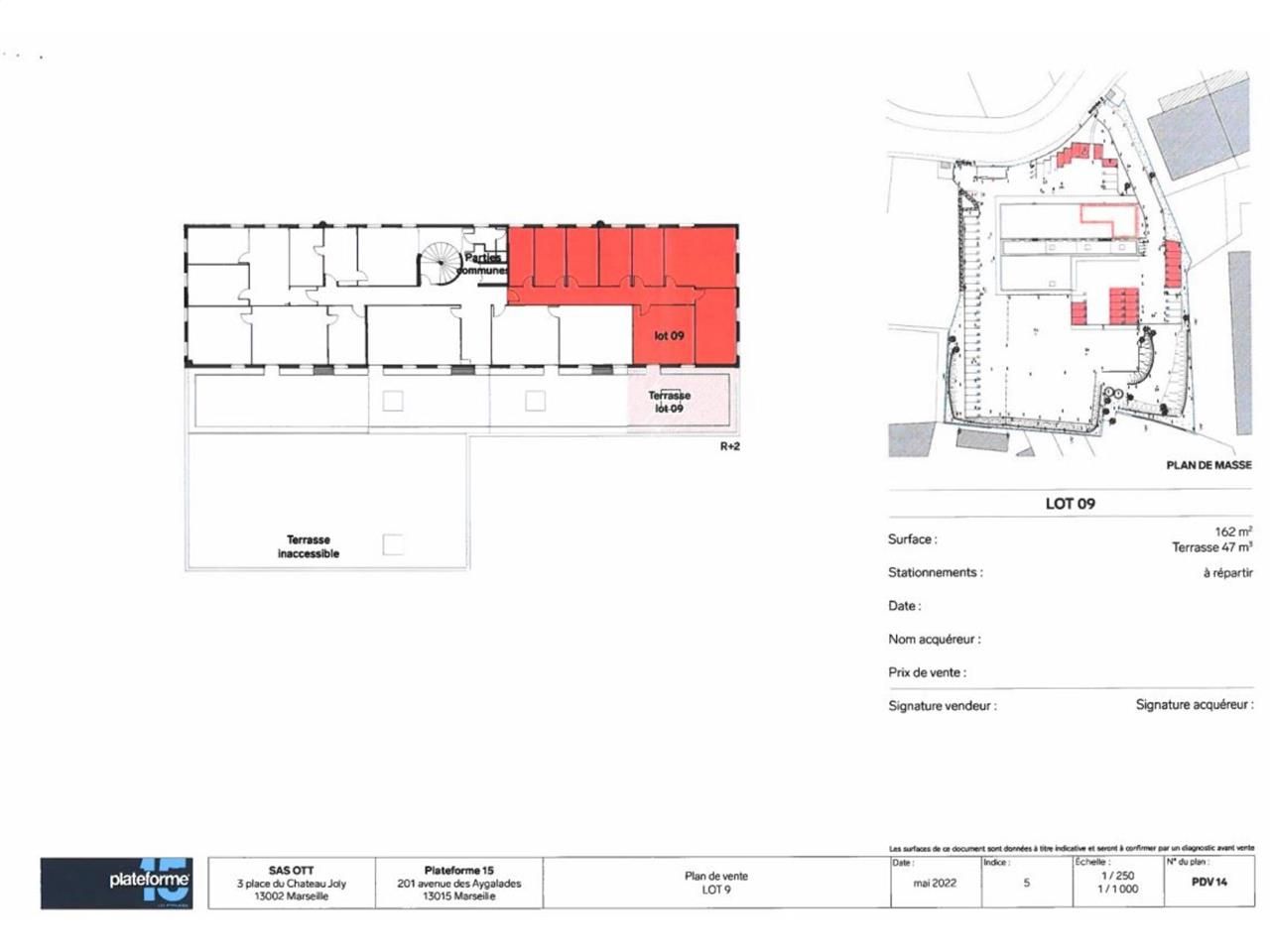 Vente bureaux 325 m² divisibles à partir de 162 m²