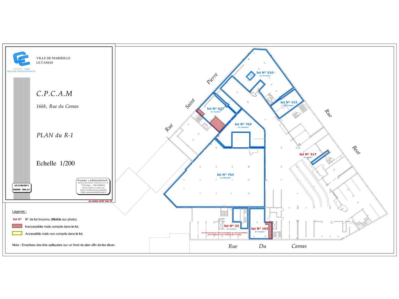 Location bureaux 3729 m² non divisibles
