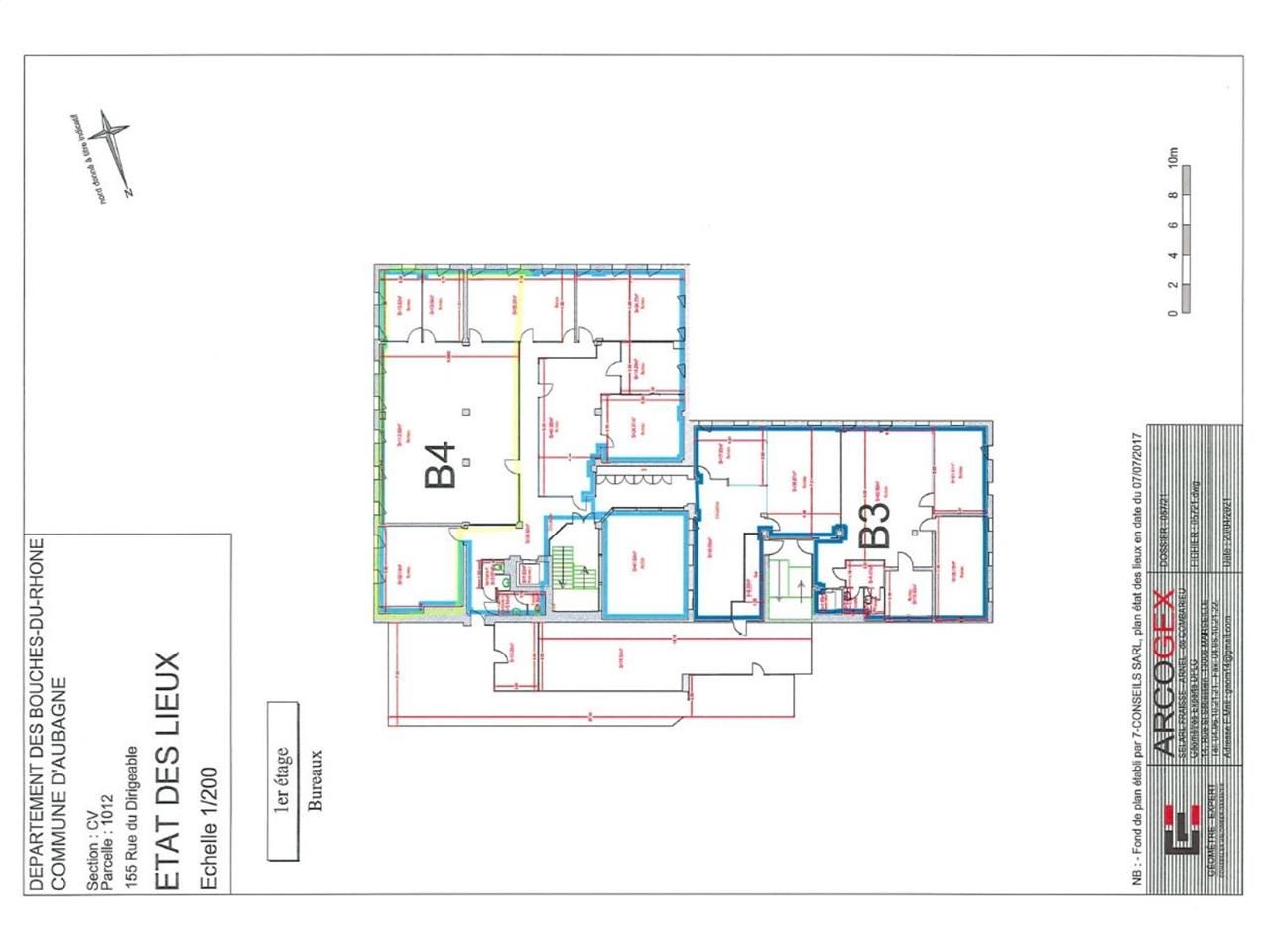 Location bureaux 260 m² non divisibles