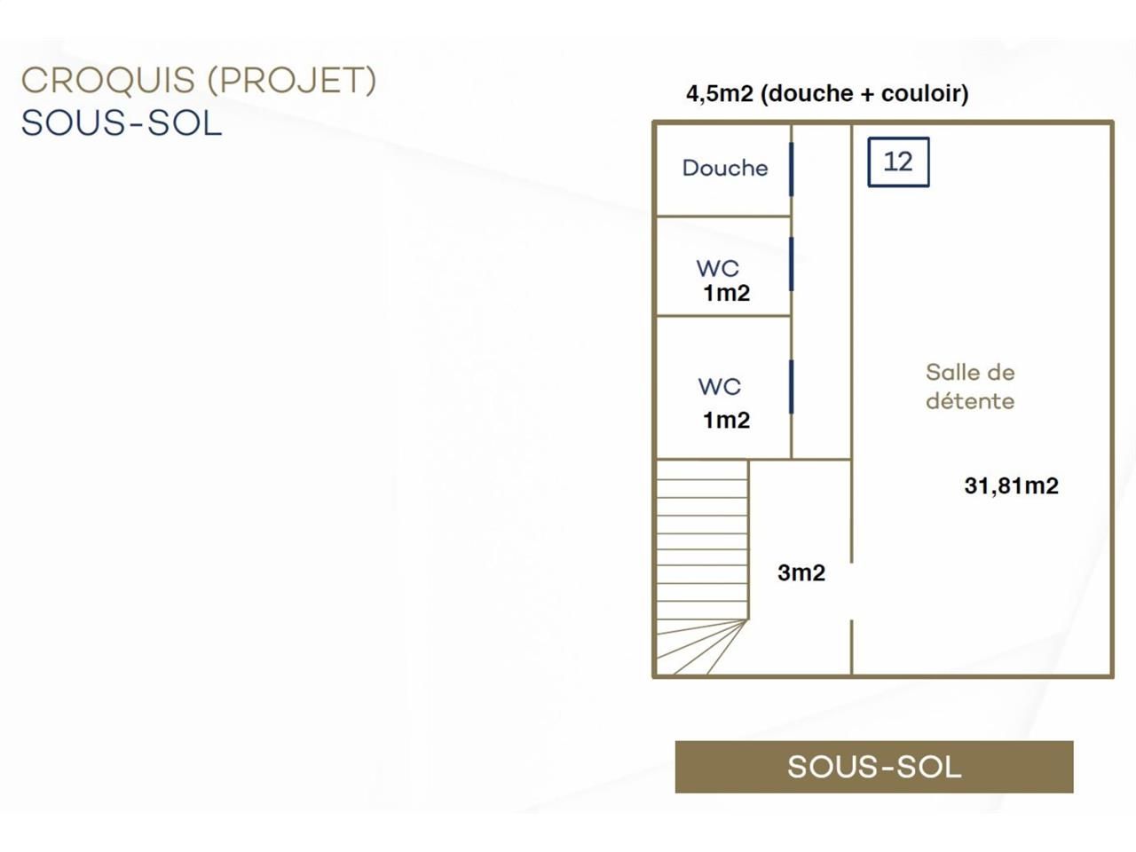 Vente bureaux 243 m² non divisibles