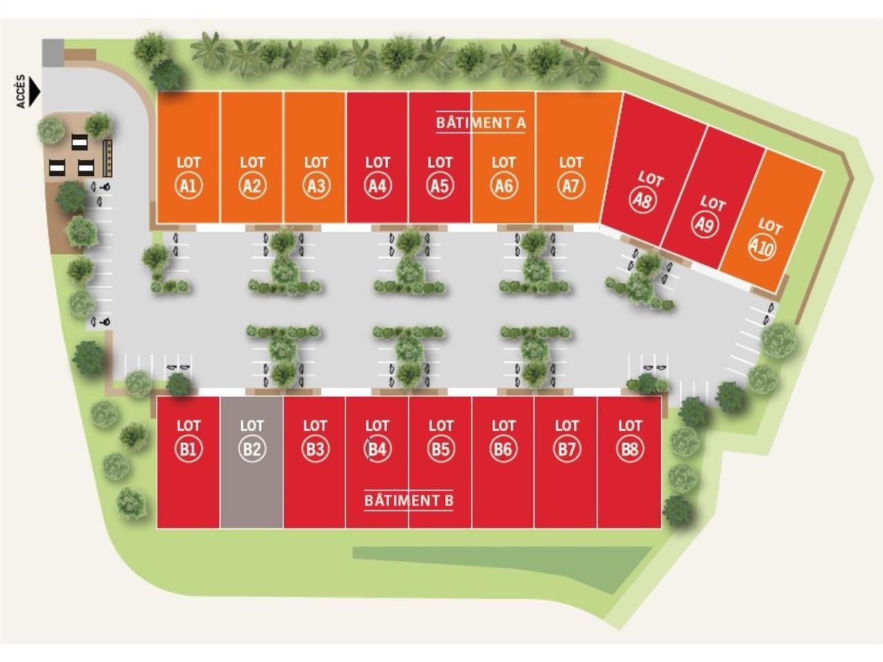 Location entrepots 375 m² non divisibles