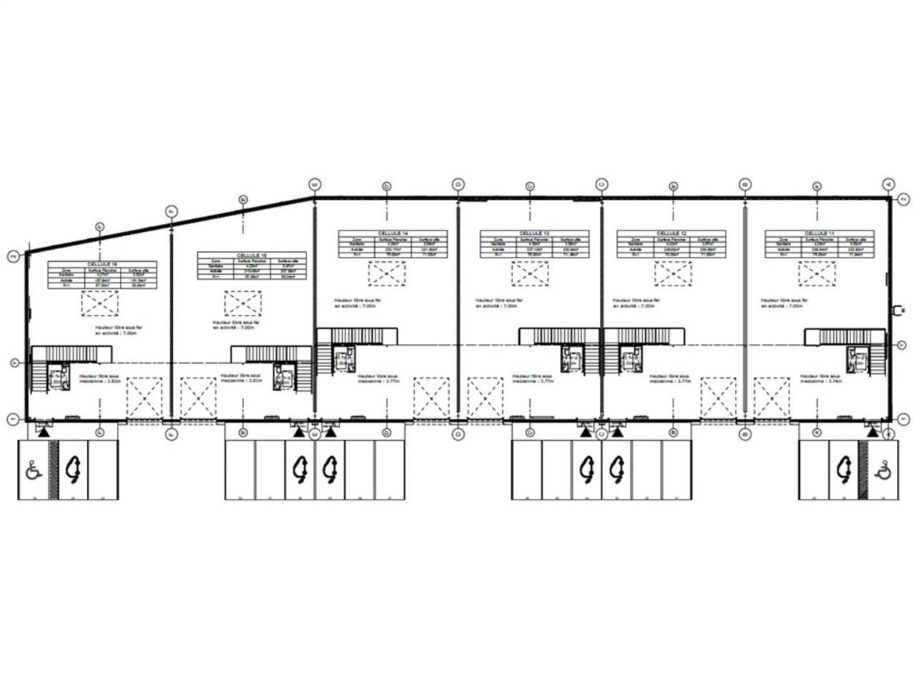 Location entrepots 310 m² non divisibles