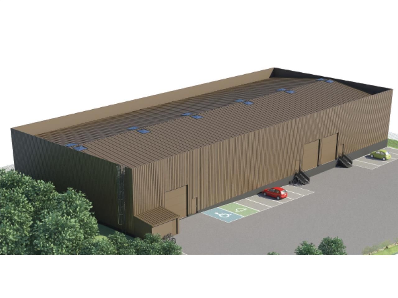 Construction d'un entrepôt de 1 500 m² au sol pro