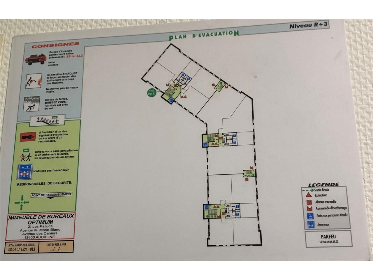 Vente bureaux 460 m² non divisibles