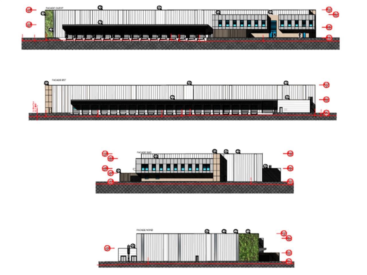 Location entrepots 5114 m² non divisibles