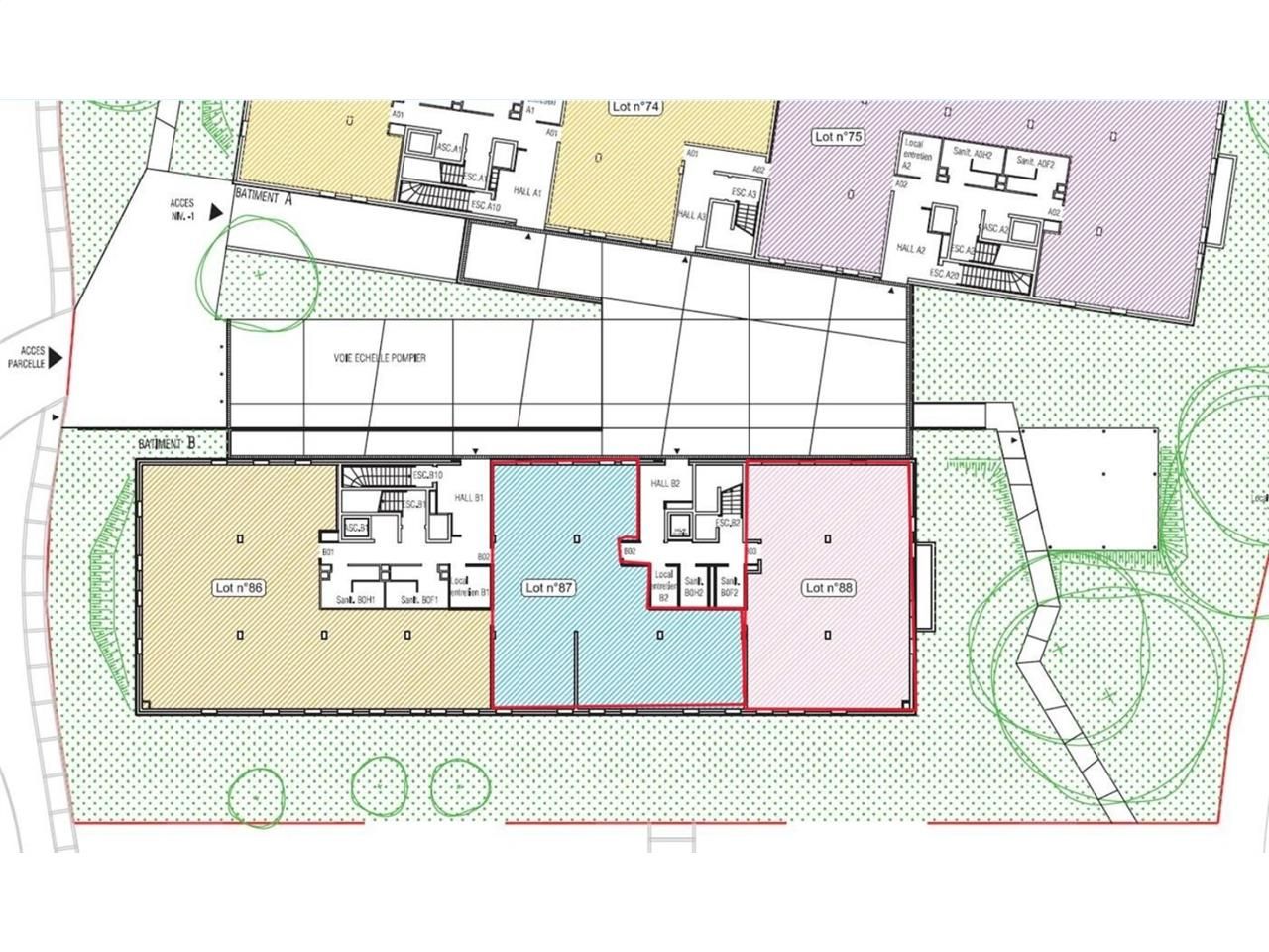 Location bureaux 400 m² divisibles à partir de 187 m²