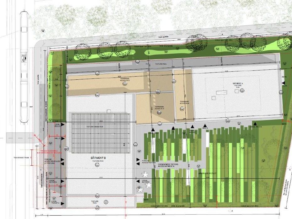 Location bureaux 9427 m² divisibles à partir de 235 m²