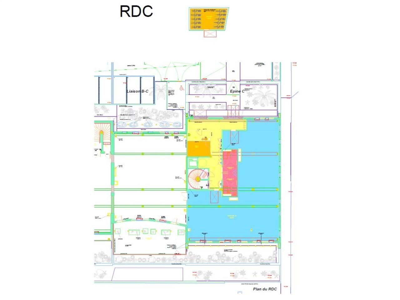 Location bureaux 280 m² non divisibles