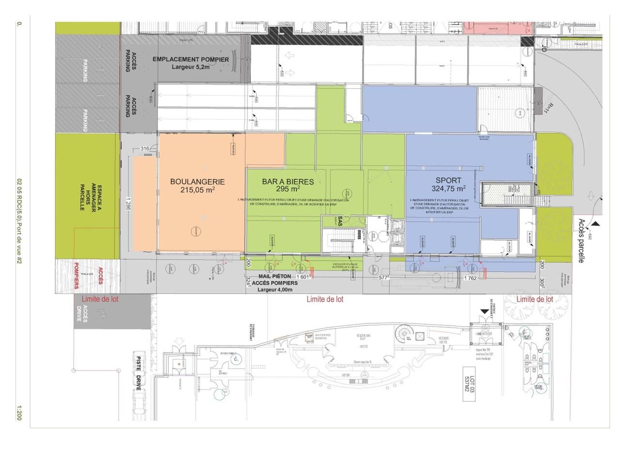 Vente bureaux 2744 m² divisibles à partir de 293 m²