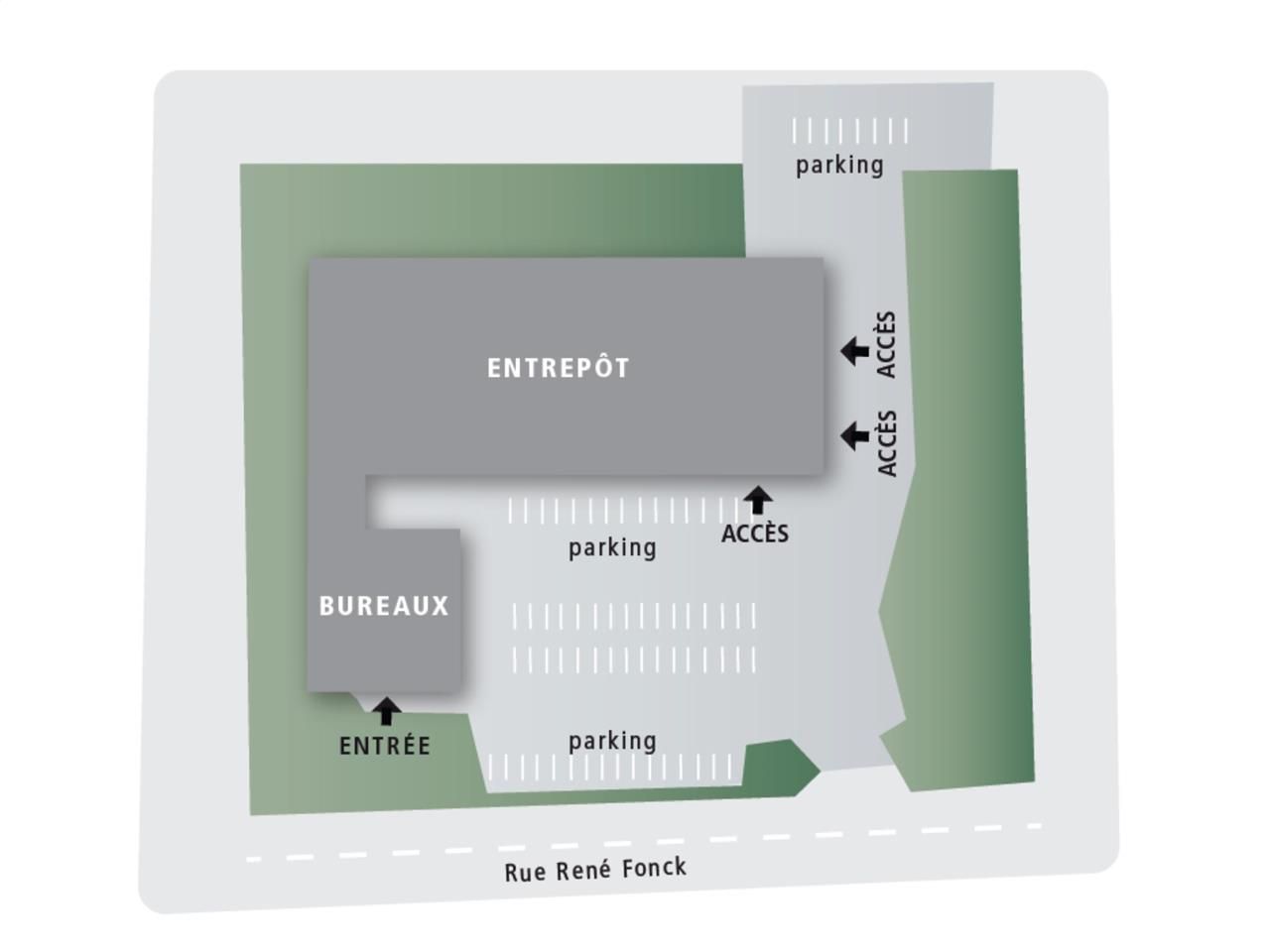 Location entrepots 2143 m² non divisibles