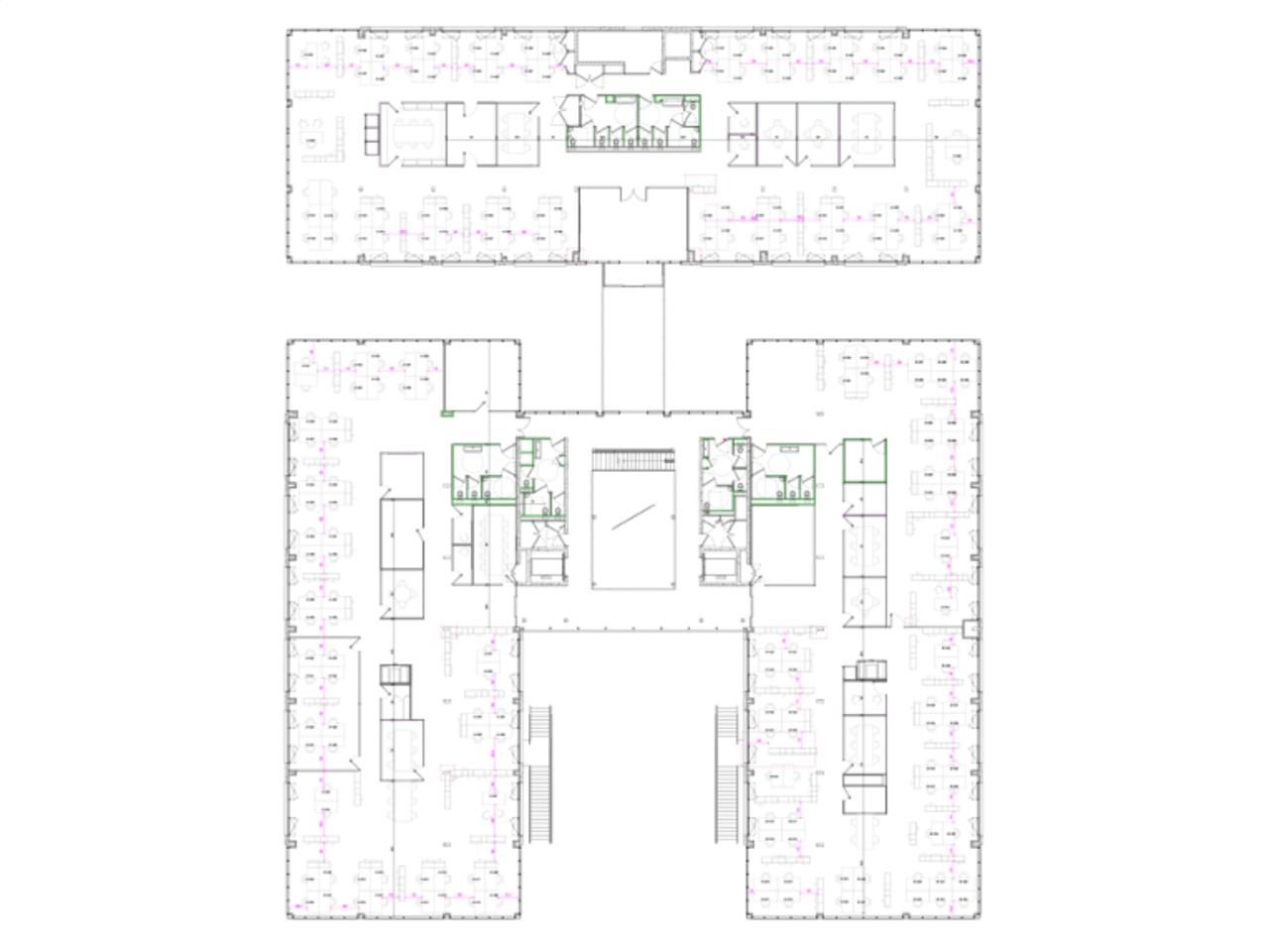 Location bureaux 5406 m² divisibles à partir de 165 m²
