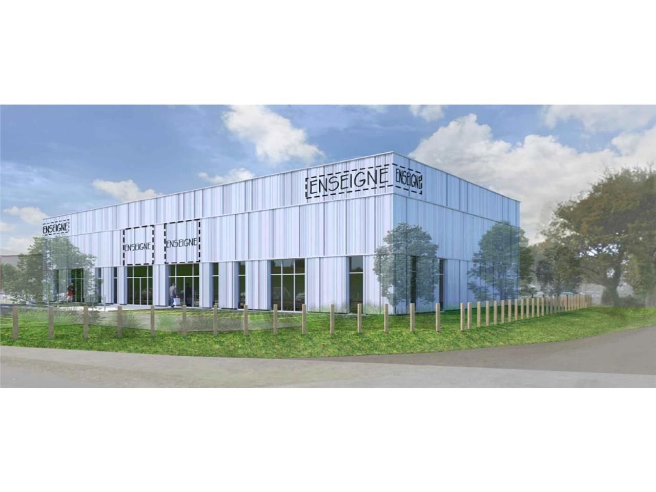 Au coeur de la zone d'activités commerciales de B