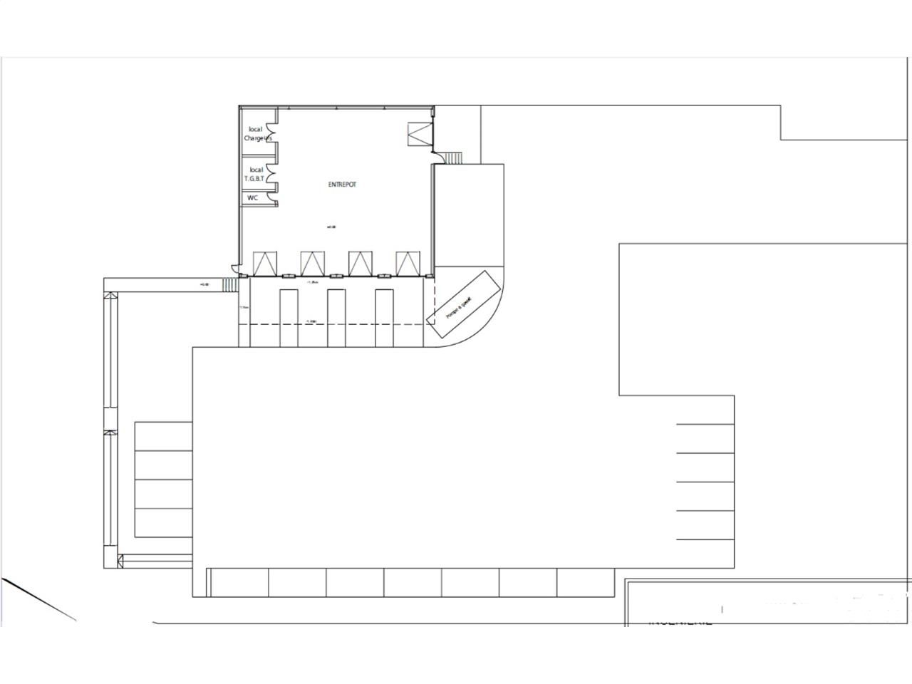 Vente entrepots 486 m² non divisibles