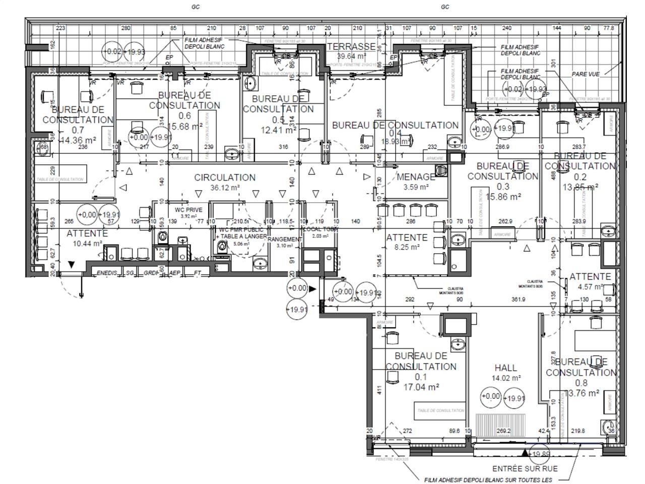 Location bureaux 534 m² divisibles à partir de 221 m²