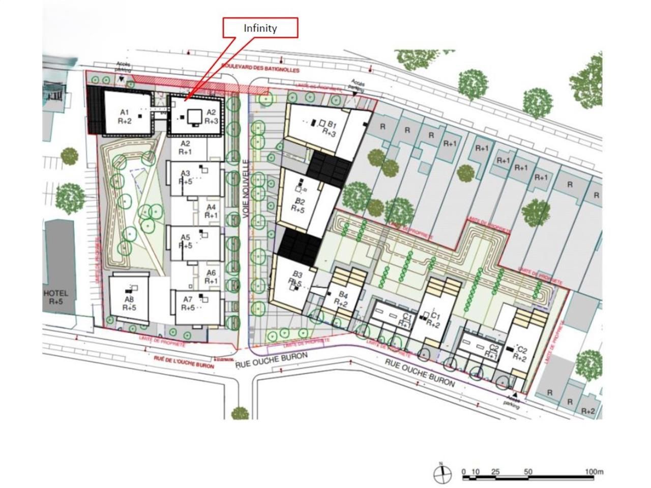 Vente bureaux 1872 m² divisibles à partir de 290 m²
