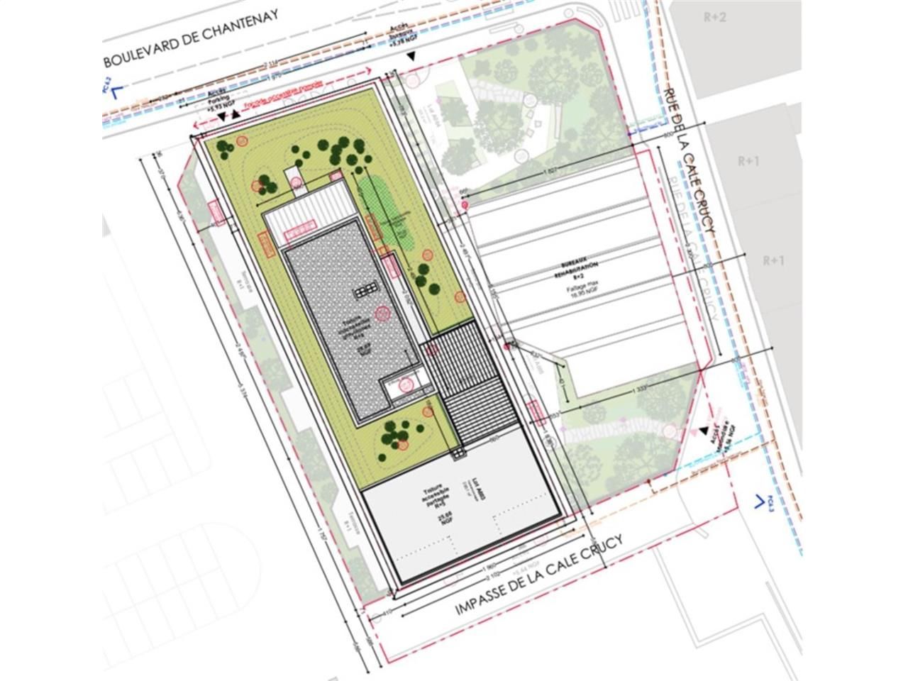 Vente bureaux 5865 m² divisibles à partir de 400 m²
