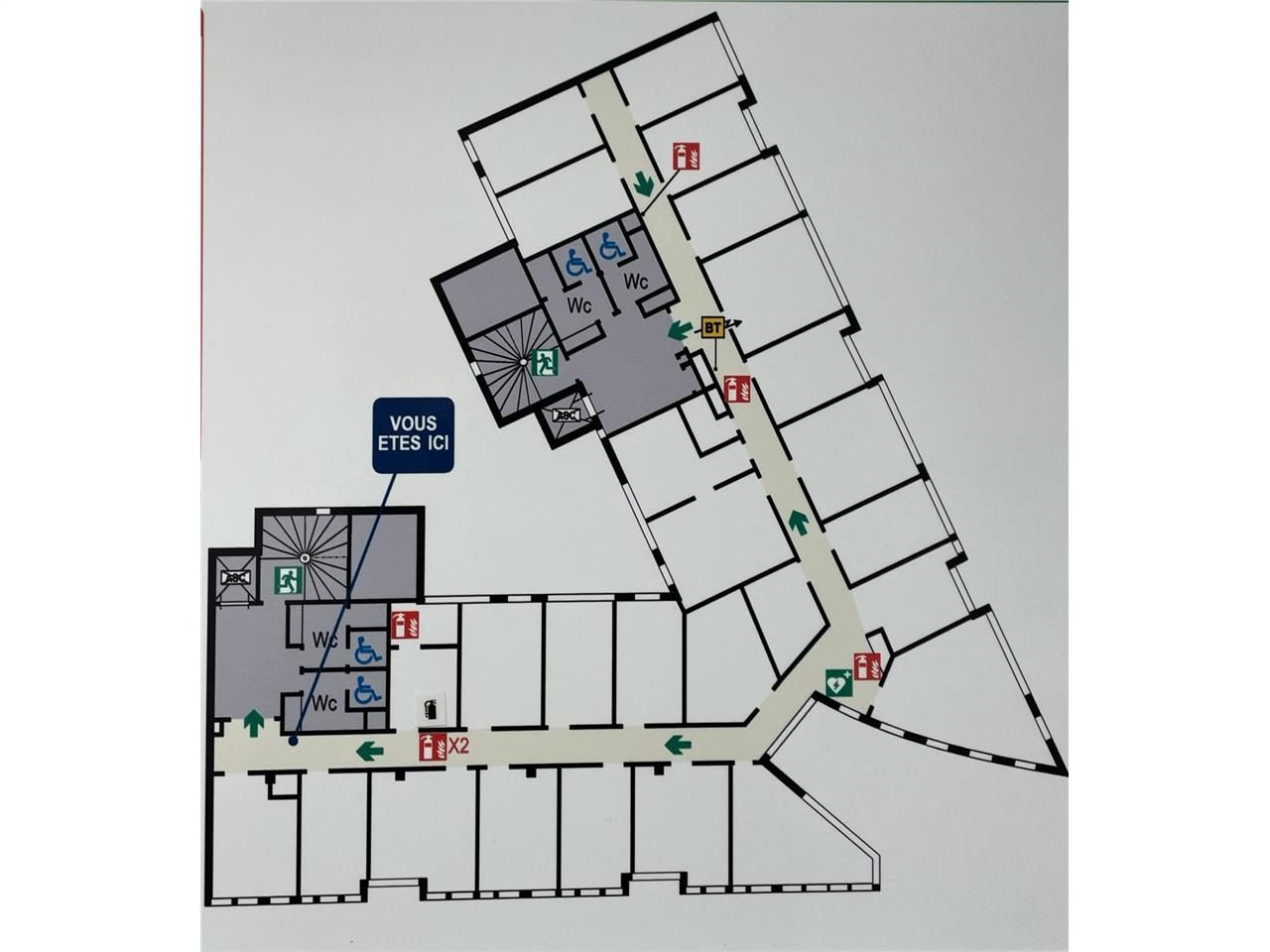Vente bureaux 612 m² non divisibles