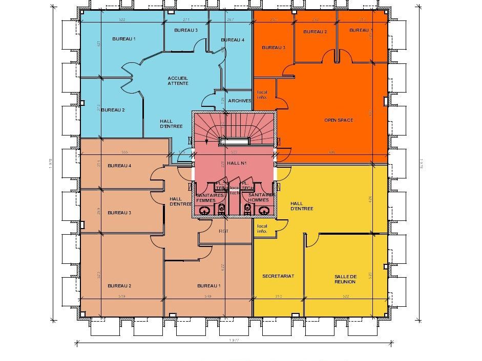CBRE propose à la location un plateau de bureaux 