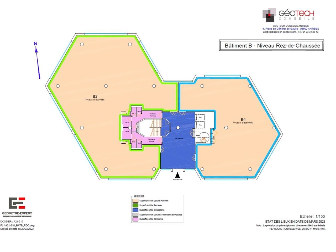 Sophia Antipolis (06560) Au sein d'un immeuble en