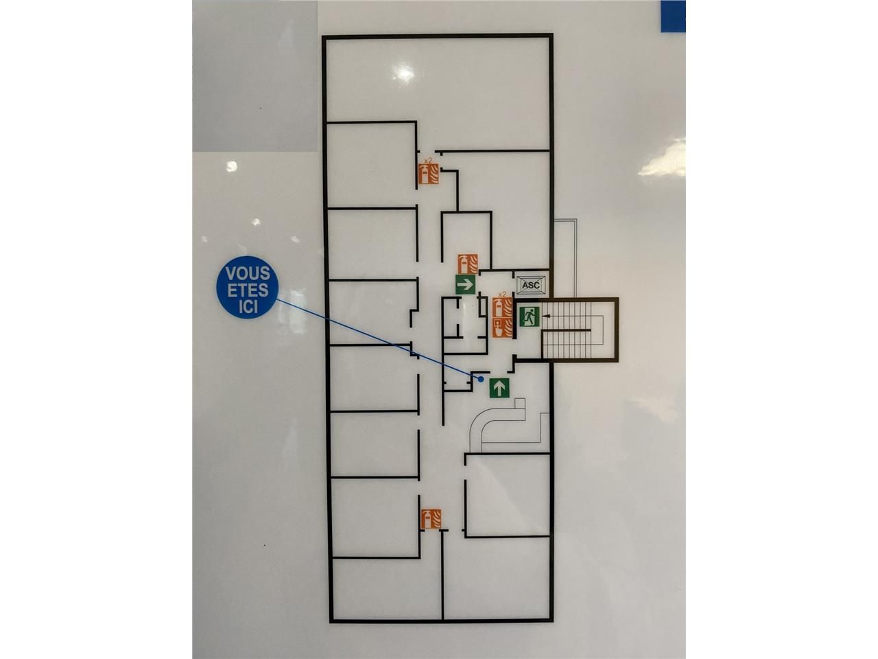 Location bureaux 344 m² non divisibles