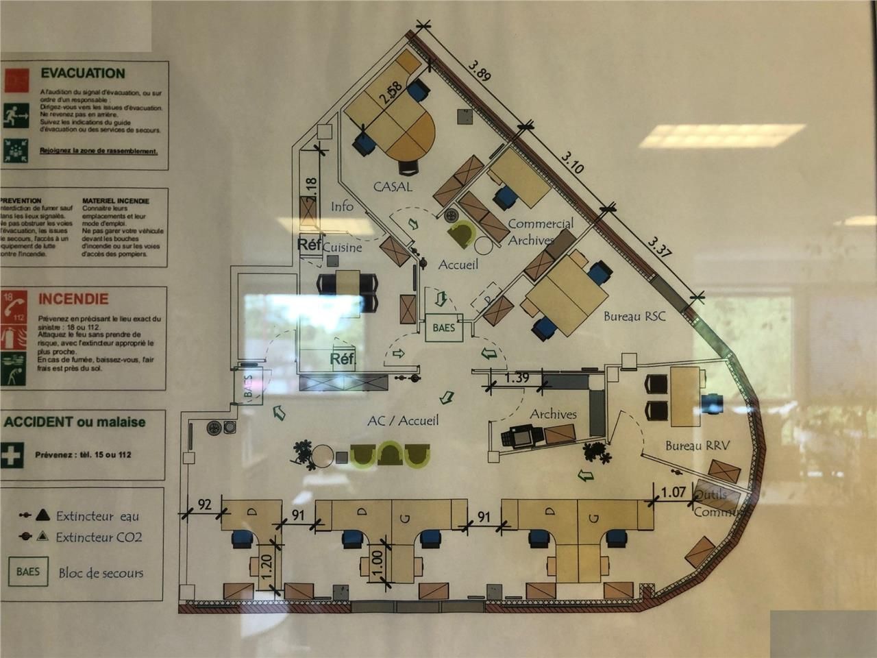 Location bureaux 979 m² divisibles à partir de 133 m²