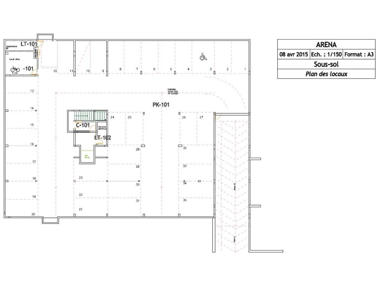 Location bureaux 2147 m² non divisibles