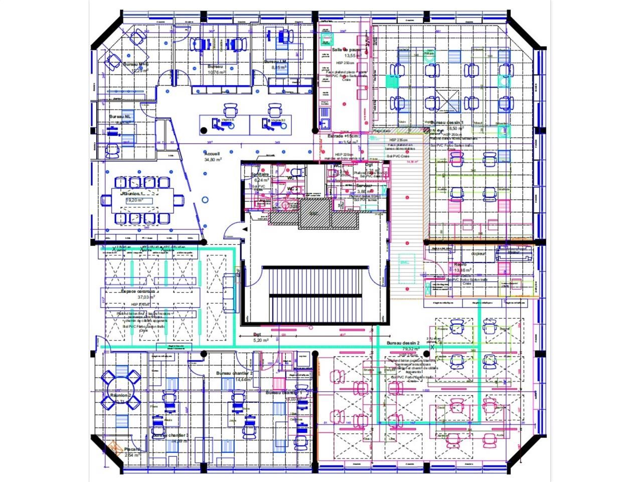 Vente bureaux 410 m² divisibles à partir de 105 m²