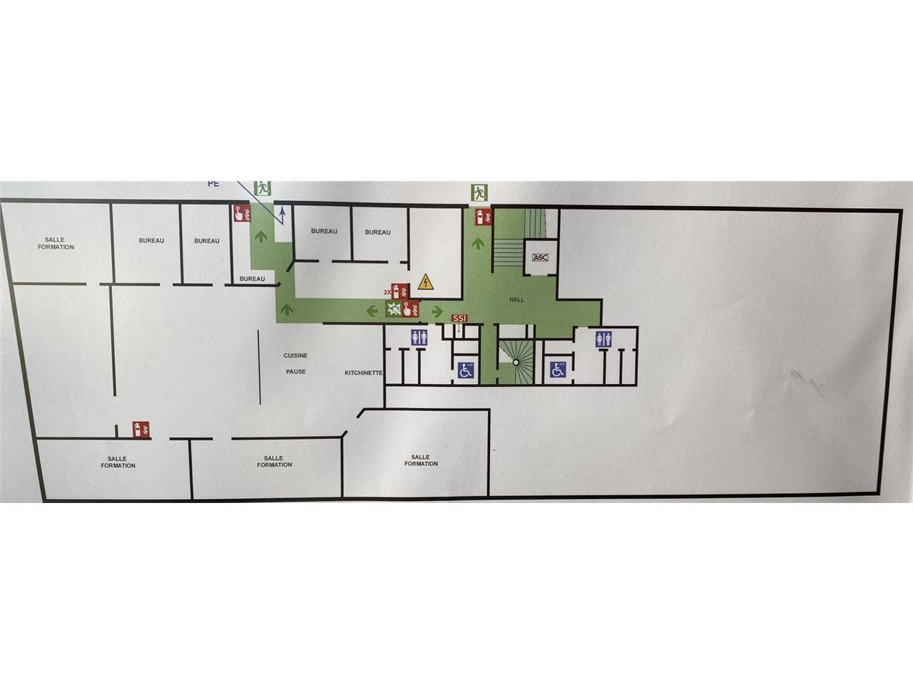 Location bureaux 381 m² non divisibles