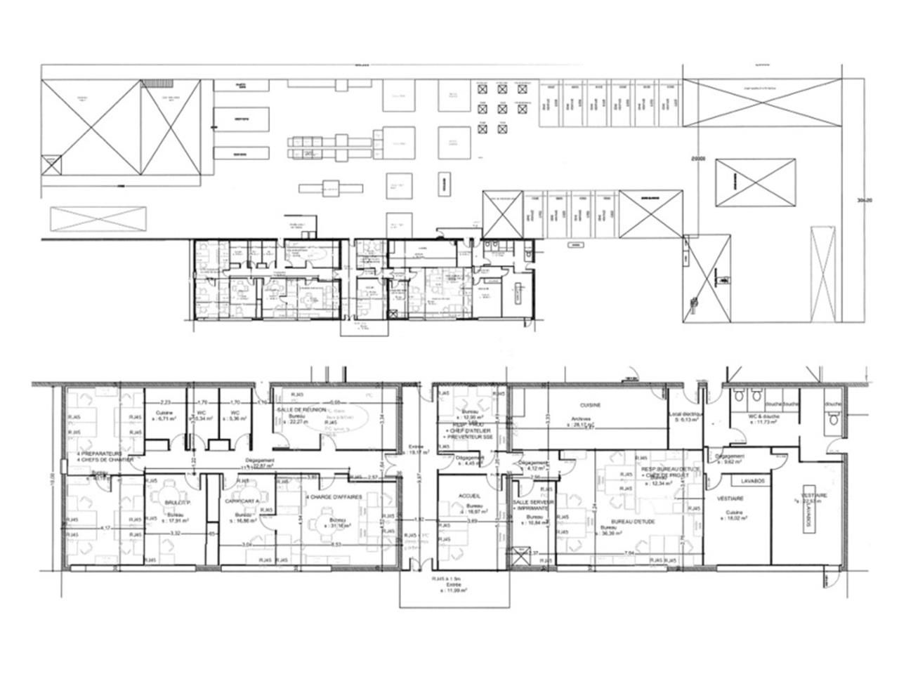 Location entrepots 2754 m² non divisibles