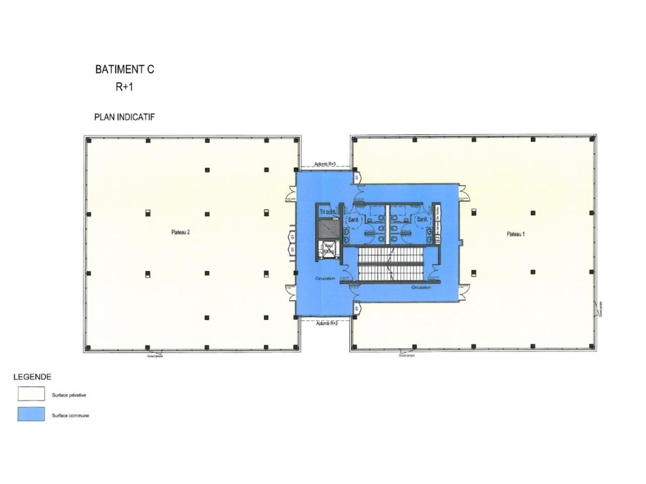 Location bureaux 1699 m² divisibles à partir de 196 m²