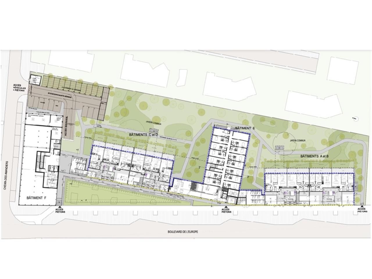 Vente bureaux 2804 m² divisibles à partir de 688 m²