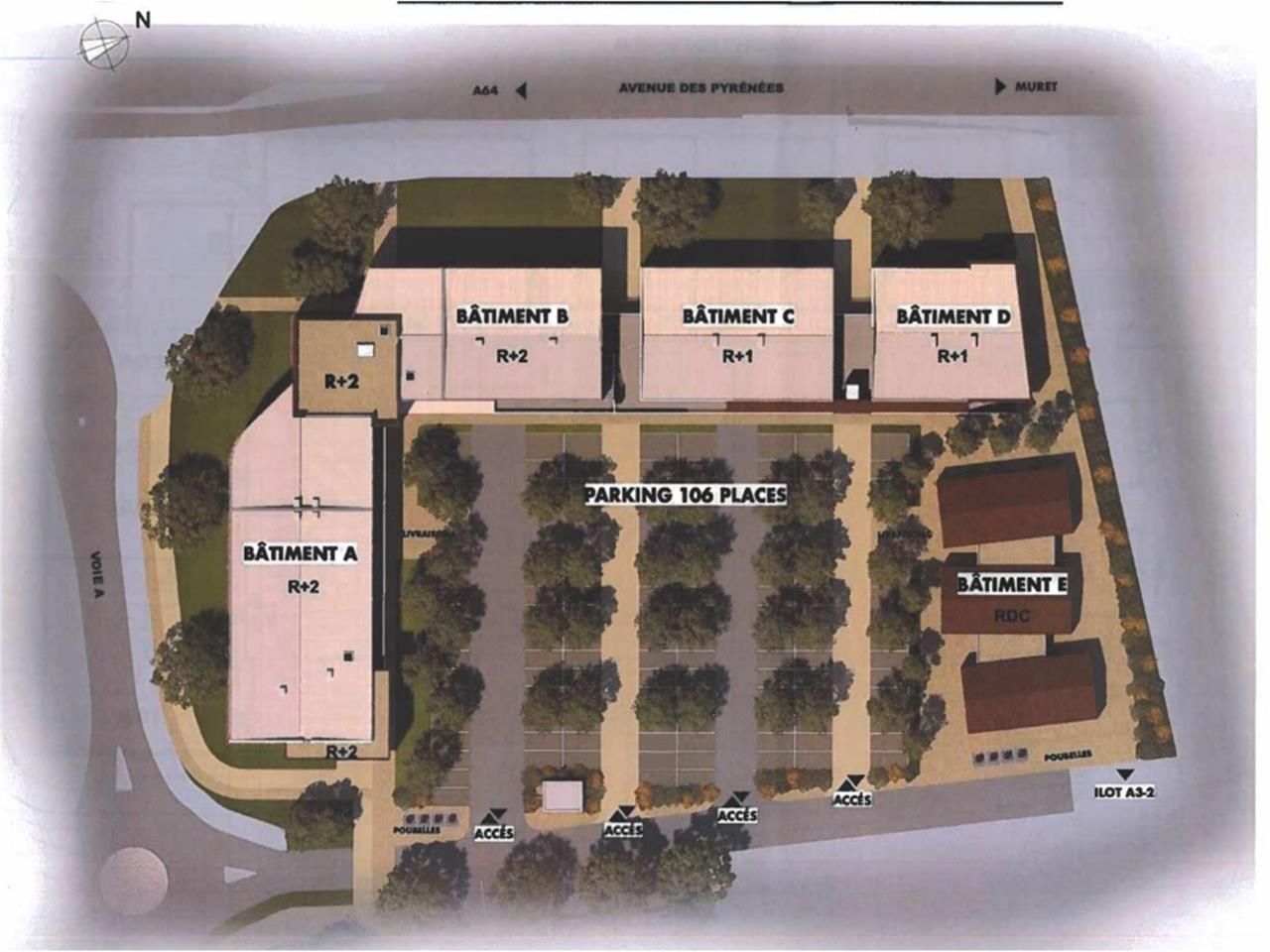 Vente bureaux 2489 m² divisibles à partir de 38 m²