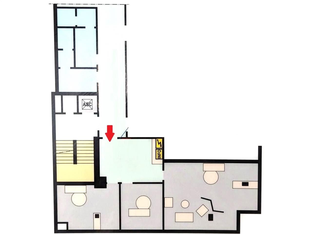 Location bureaux 86 m² non divisibles