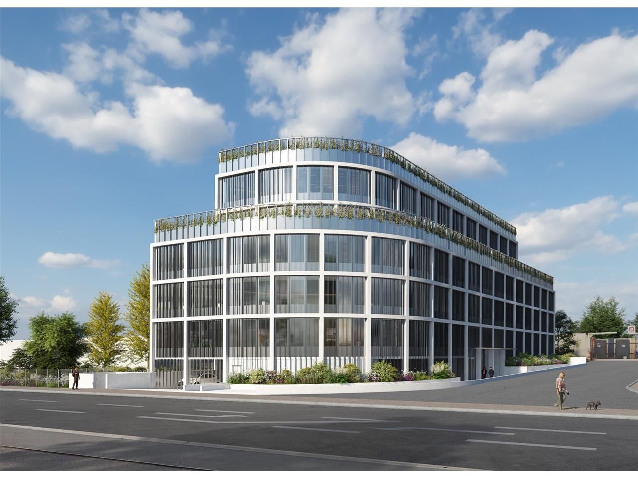 Bureaux neufs à vendre ou à louer dans un immeubl