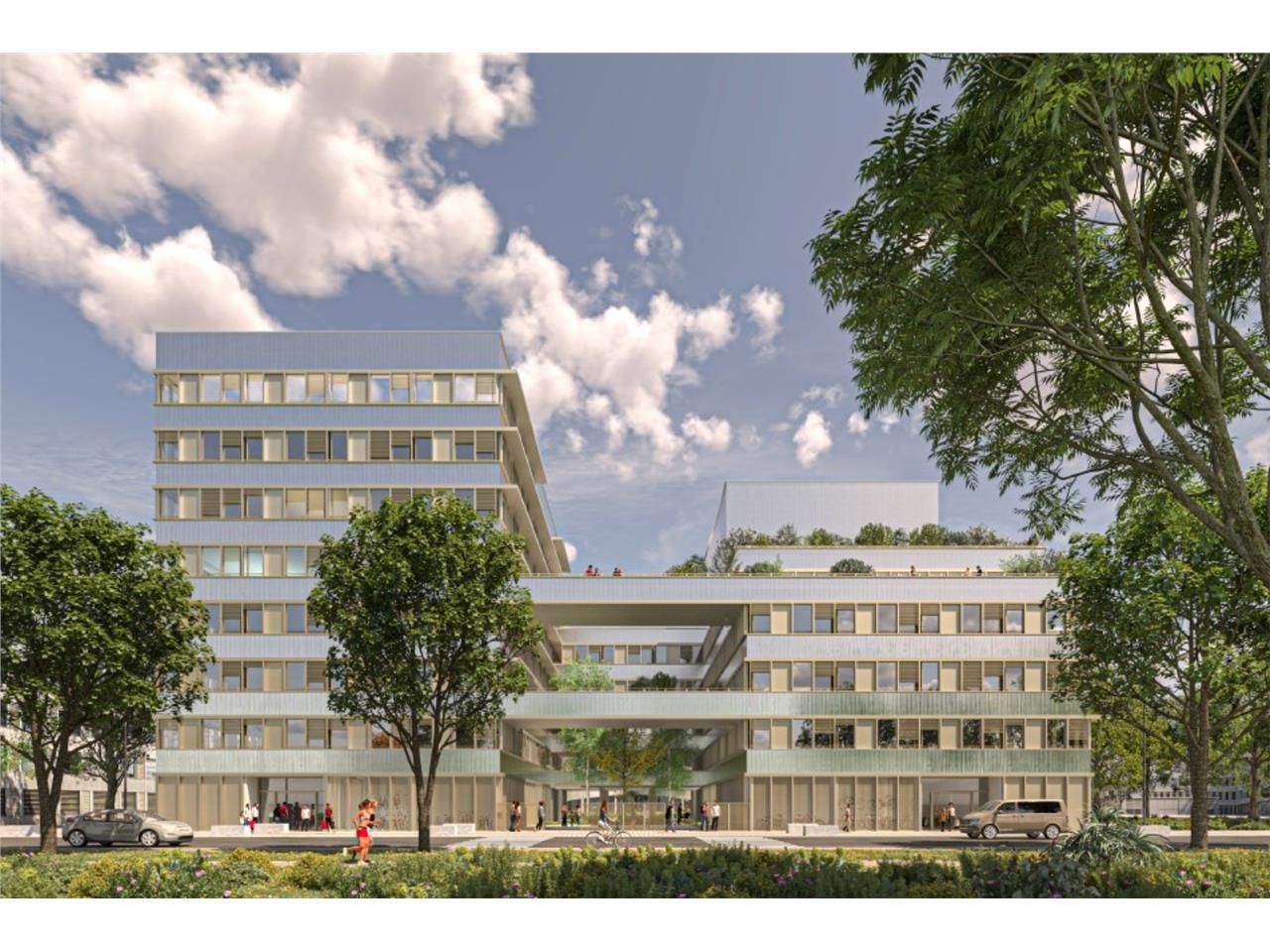 Bureaux neufs à vendre, au coeur de l'éco-quartie