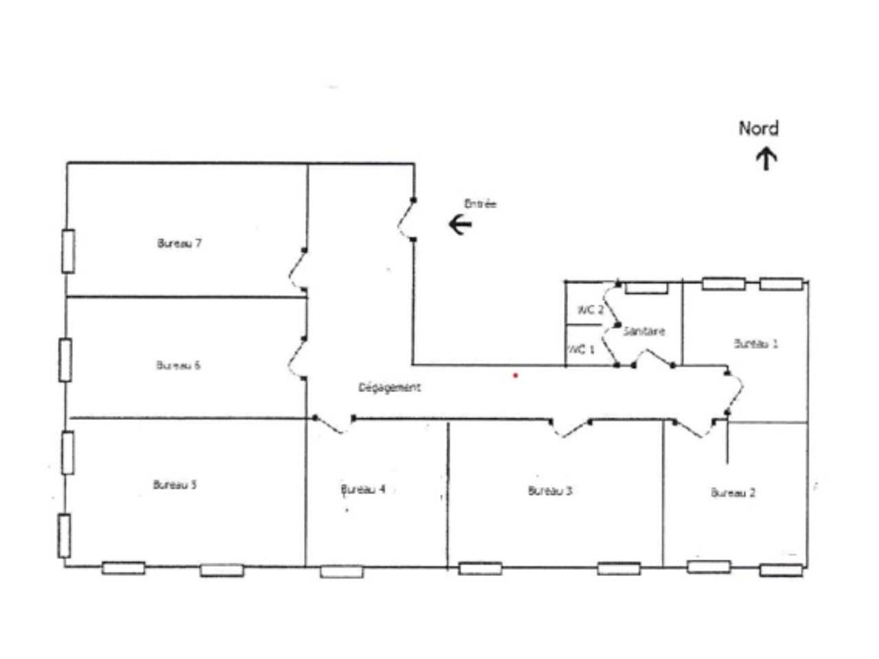 Location bureaux 281 m² divisibles à partir de 86 m²
