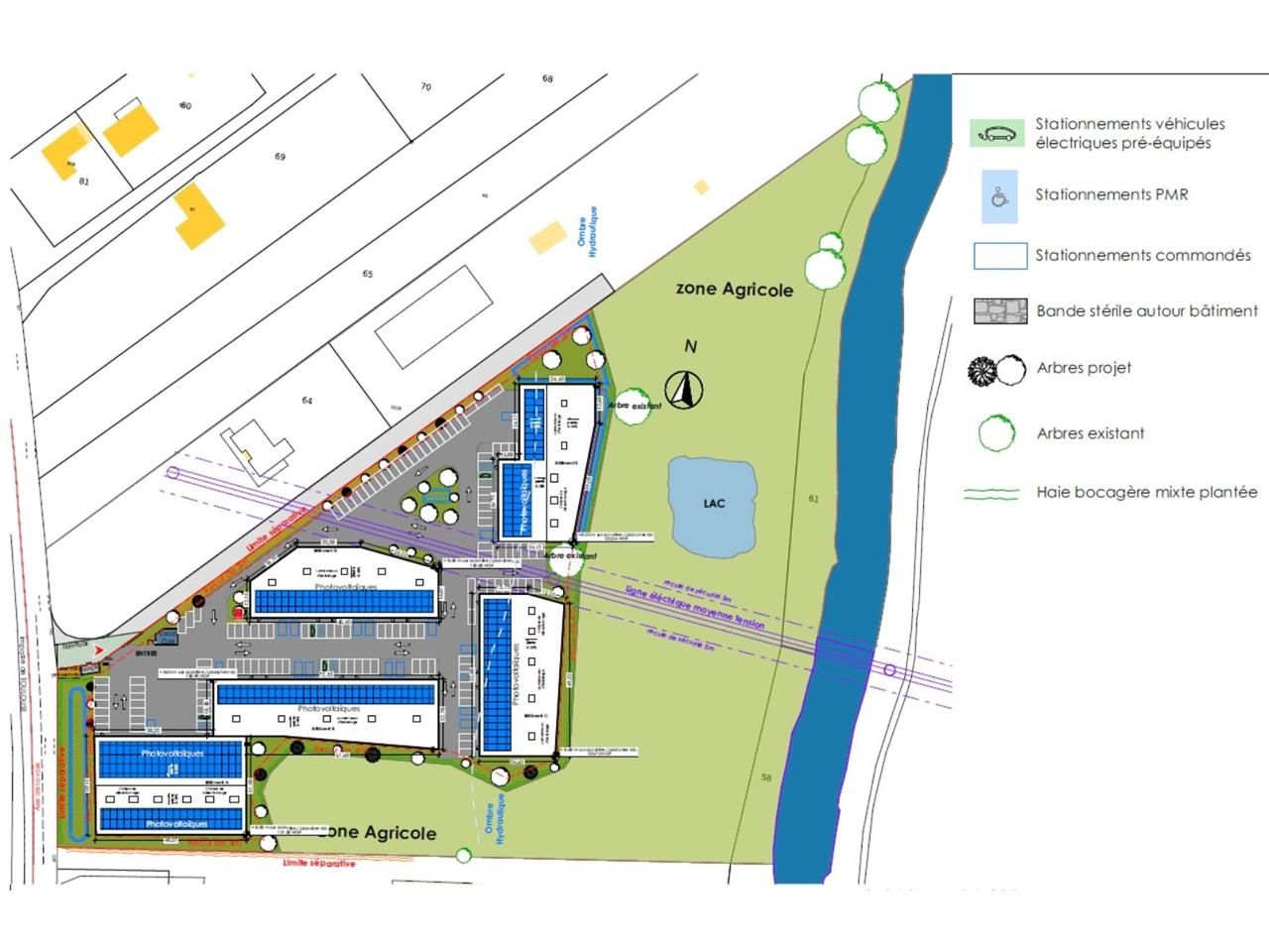 Location entrepots 5368 m² divisibles à partir de 358 m²