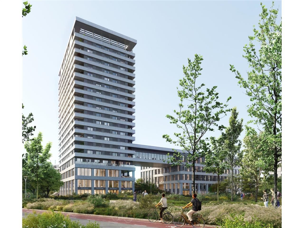 Bureaux neufs à vendre ou à louer dans un immeubl