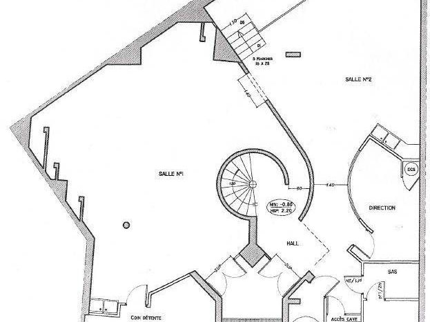 Vente bureaux 515 m² non divisibles