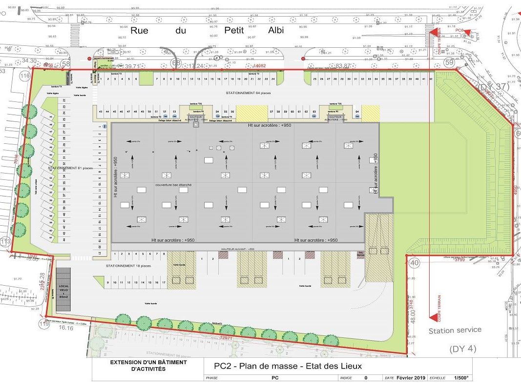 Location entrepots 1625 m² non divisibles