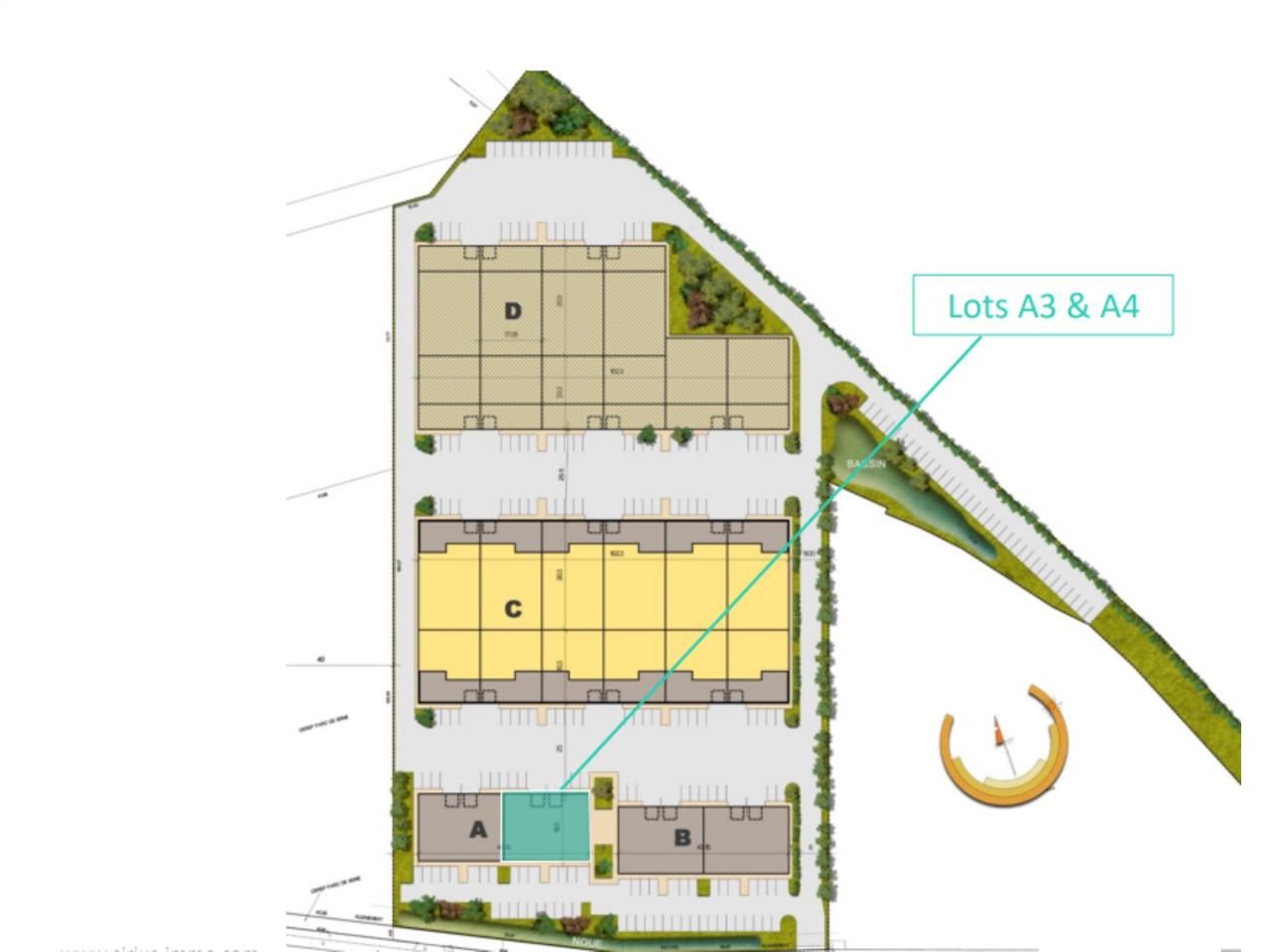 Location entrepots 797 m² non divisibles