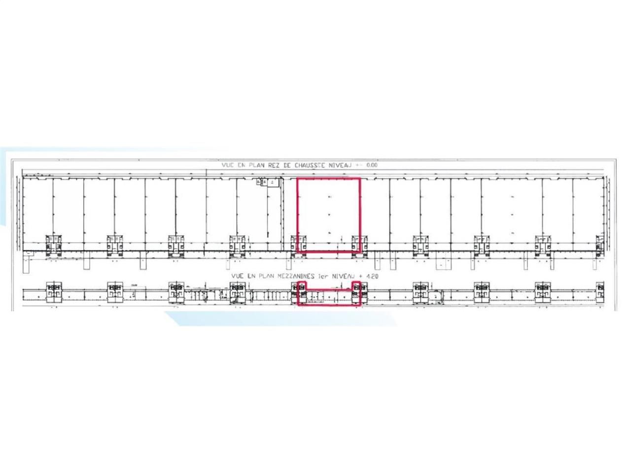 Location entrepots 2321 m² non divisibles