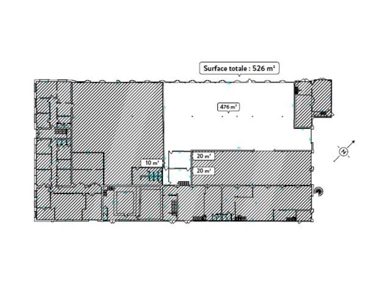 Location entrepots 1106 m² divisibles à partir de 526 m²