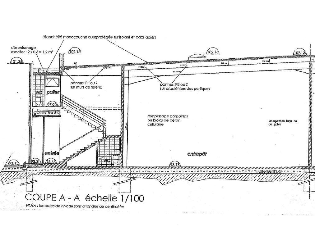 Location entrepots 537 m² divisibles à partir de 249 m²
