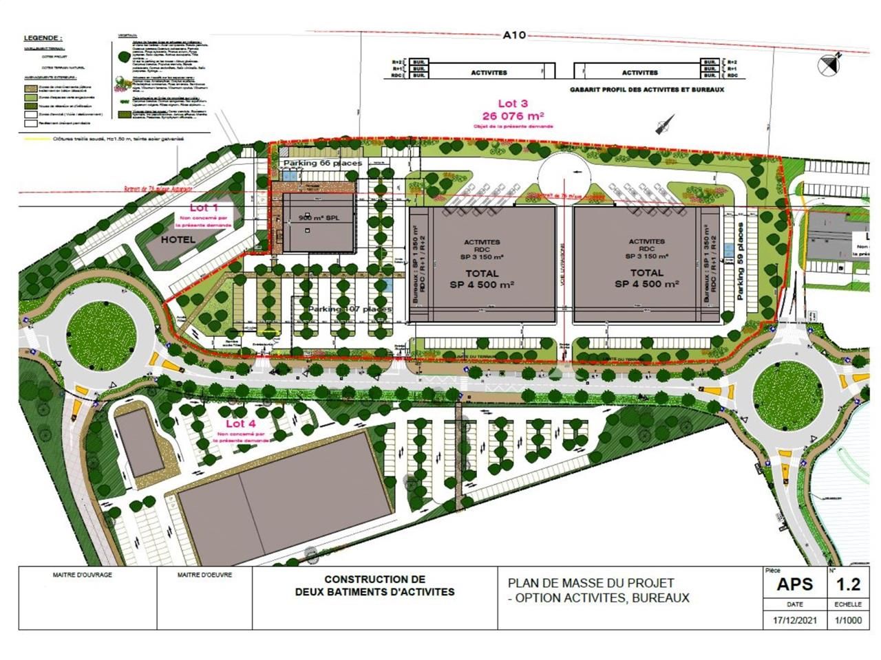 Location entrepots 9000 m² divisibles à partir de 4500 m²